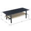 Table basse à 4 pieds avec rangement Yohaan-100278690