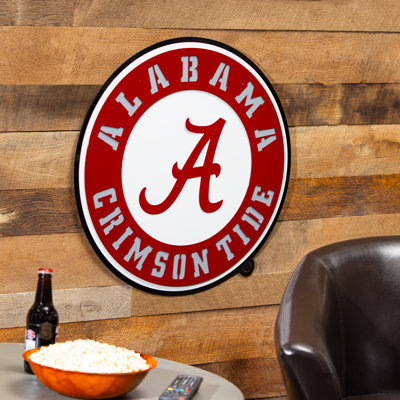 Université de l'Alabama, art mural en métal superposé