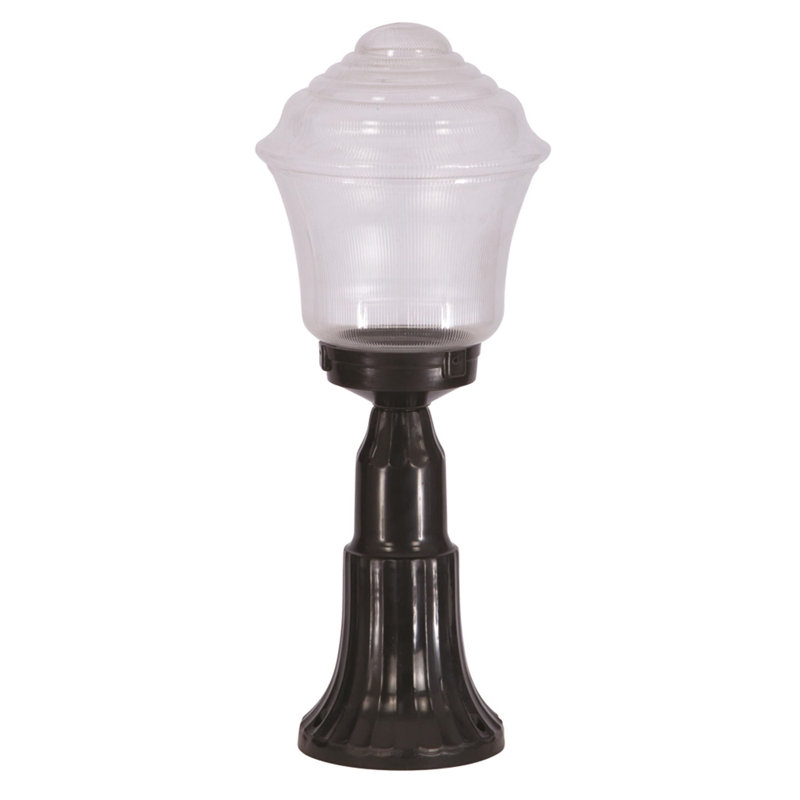Lampe murale d'extérieur, corps en ABS noir avec capuchon en acrylique, 19,7 po x 8,7 po | Douille E27, 40 W maximum, étanche IP65 | Élégant design traditionnel et industriel américain pour les patios et les entrées, durable et nostalgique