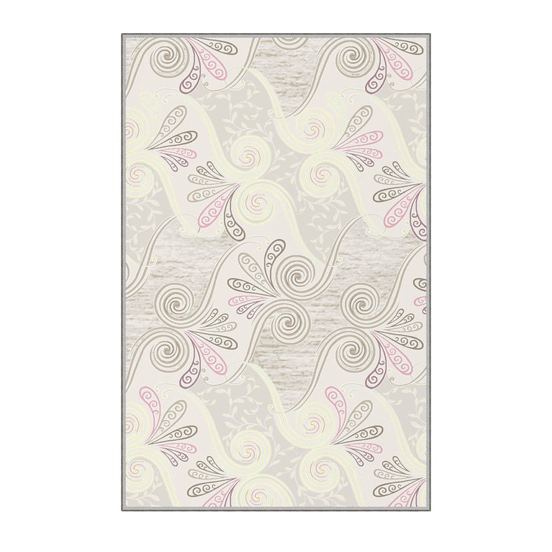 Luxurious 3D Printed Area Carpet, 5.9 x 9.2 Feet | 100% Polyester, 0.3 in Pile Height, 650 g/m² | Antibacterial & Non-Slip Underside, Machine Washable for Easy Care | Perfect for Living Room, Bedroom, or Office Décor