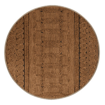 Machine Washable French Brown Area Rug