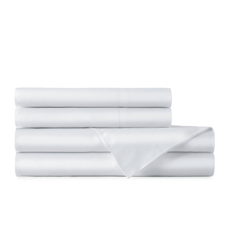Ensemble de draps 100% satin de coton à densité de tissage 600 fils, Très grand