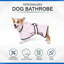 Serviette de bain pour chien avec nom et peignoir pour chien-86380108-86122097-86122087