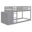 Lit superposé simple au-dessus de simple avec 4 tiroirs, 3 tablettes et construction en pin massif pour un gain de place et de durabilité-881558836-881558837