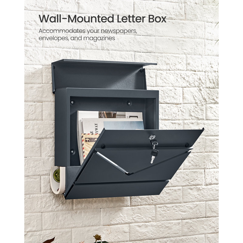 Devinn Steel Wall Mounted Post Box