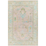 Rectangle Ushak Wool Area Rug