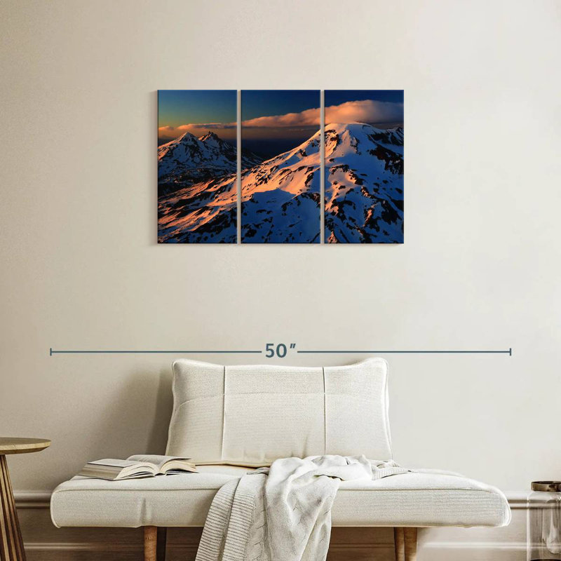 Alvord Three Sister Alpenglow, H 20 po x l 33 po