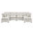 Double-Layer Cushion Modern Large U-Shaped Modular Sofa, Freely Combinable 6-Seater With Storage Function, Convertible To Sofa Bed, Perfect For Living Rooms, Offices, And Apartments