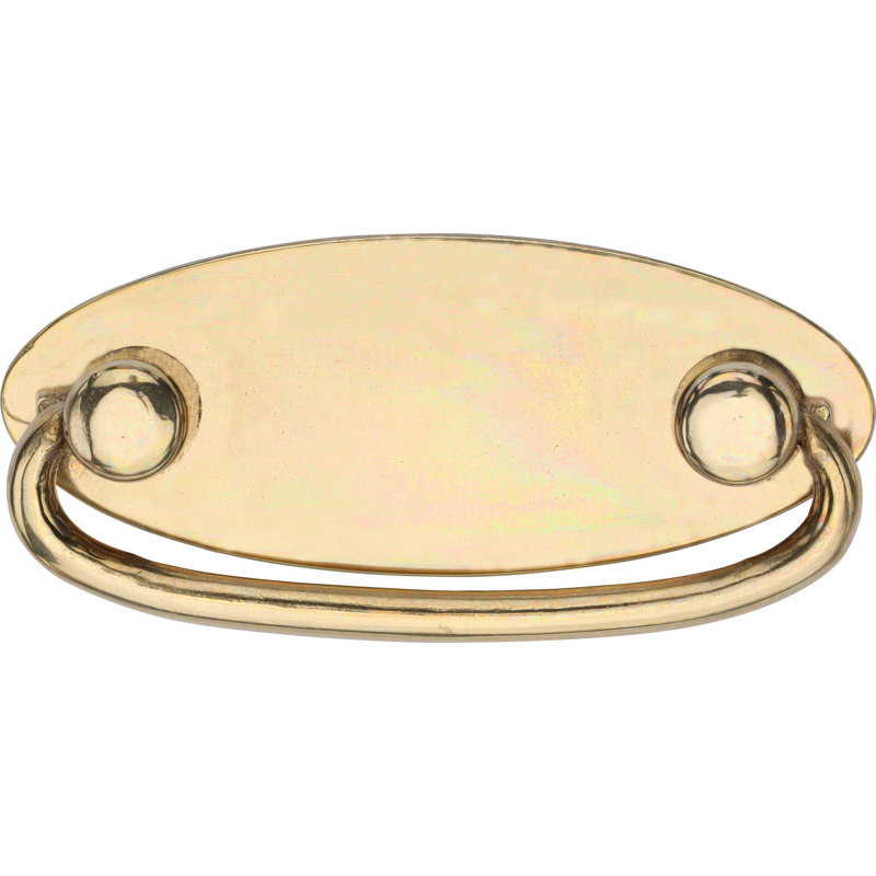 Goutte tombante sur plaque ovale, Bronze naturel