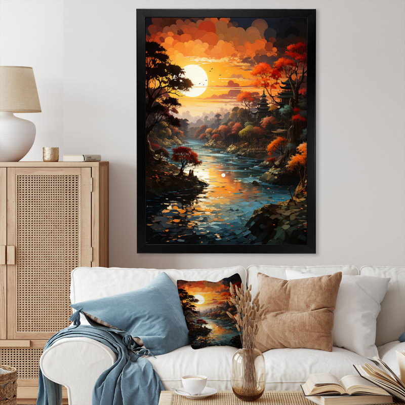 Trapeza Hinduisim Hindu Divinity This II, reproduction d'art sur toile, H 20 po x l 12 po x P 1 po, Cadre photo noir