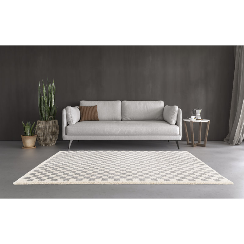 Estevanell Shag Area Rug, Rectangle 160cm x 213cm