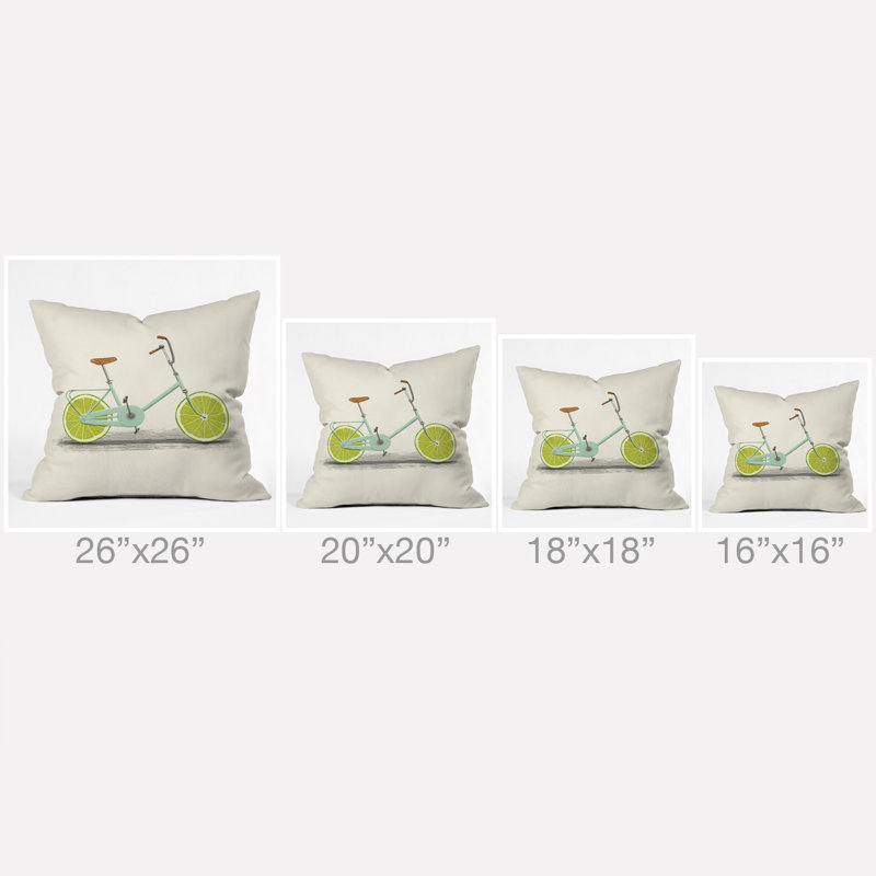 Outdoor Square Pillow Cover & Insert, 20" H x 20" W x 6" D