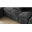 Kay Crumley 3-Piece Upholstered Bonless Modern Linen Blend Fabric Sectional With Ottoman-90565723