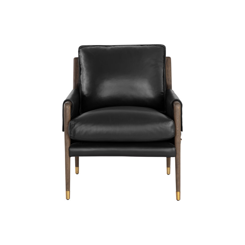 Fauteuil Mauti - brun vieilli, Black