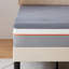 Surmatelas en mousse à mémoire de forme pleine grandeur - Surmatelas en gel rafraîchissant 2 po, coussin en mousse à soulagement de la pression-1420665902-1444584062