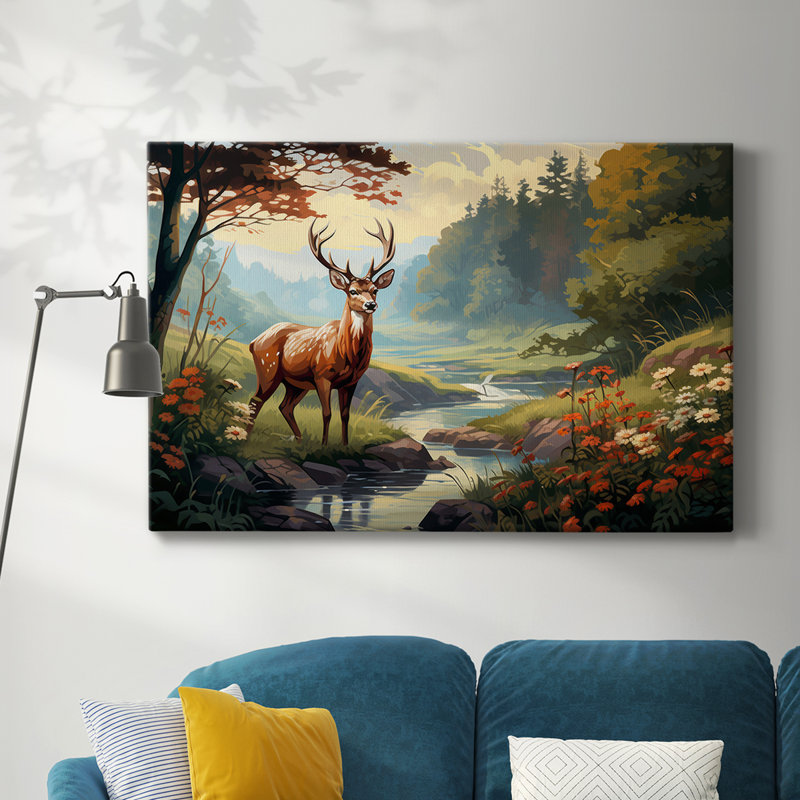 Animals Landscape Series CCCLVII, 40" H x 60" W