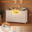 8-Drawer TV Stand, With 22 Light Modes & Power Outlet-157837229