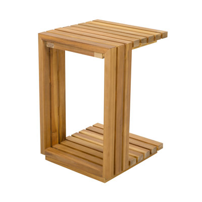 Modern Patio Dining Sets, Acacia Wood Large Chat Set For Outdoor Home