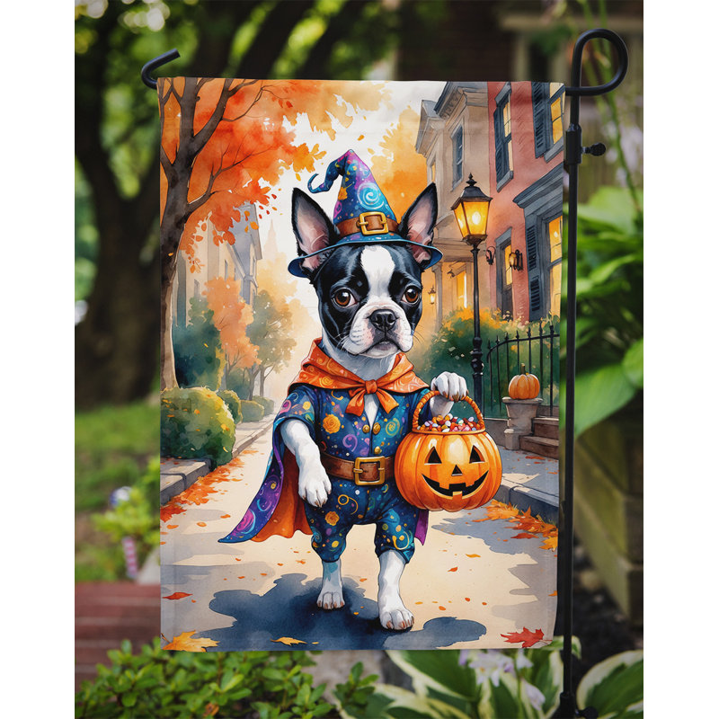 Drapeau du jardin Mastiff, Boston Terrier