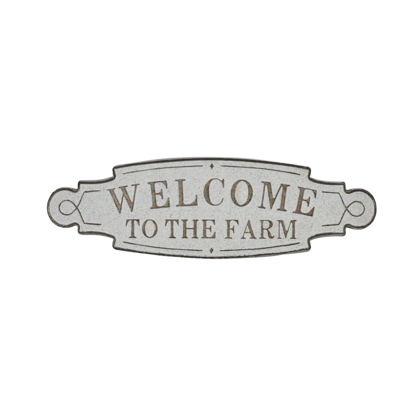 Farmhouse Wall Decor on Metal