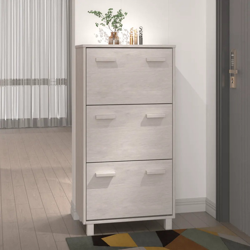 18 Pair Flip Down Shoe Storage