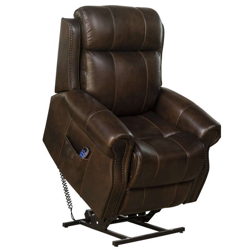 Andover Lift Assist Power Recliner, Brown