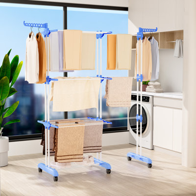 Bole Adjustable Rolling Clothing Rack