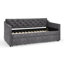Lit de jour simple rembourré avec couchette escamotable simple et conception de chargement USB-1604760443