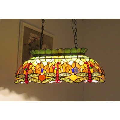 Thames 3 - Light Dark Antique Bronze Pool Table Lights Pendant