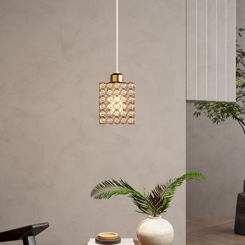 1 - Light Gold Dome Pendant
