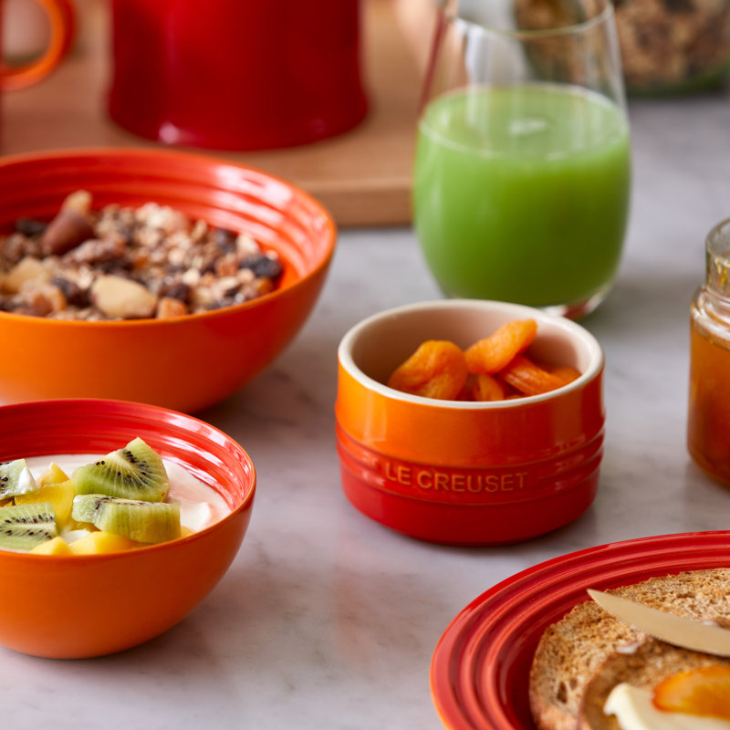 Le Creuset Stoneware Stackable Ramekins, Volcanic