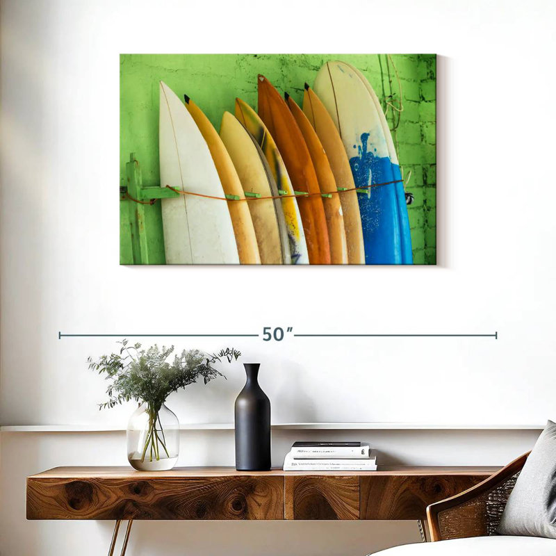 Senne Surfboard Shop, 24" H x 36" W