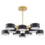 Lustre moderne à 10 lumières DEL Hoogezand-Sappemeer-66103057