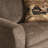 Rabelais Upholstered Armchair with Ottoman-105410608