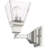Wall Sconce: 1-Light Clear Glass Shade.-1817631481