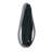 Downridge Gray Teardrop Contemporary Mirror with Black Metal Hook
