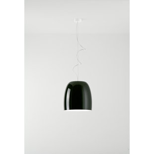 1 - Light Matt White LED Dome Pendant