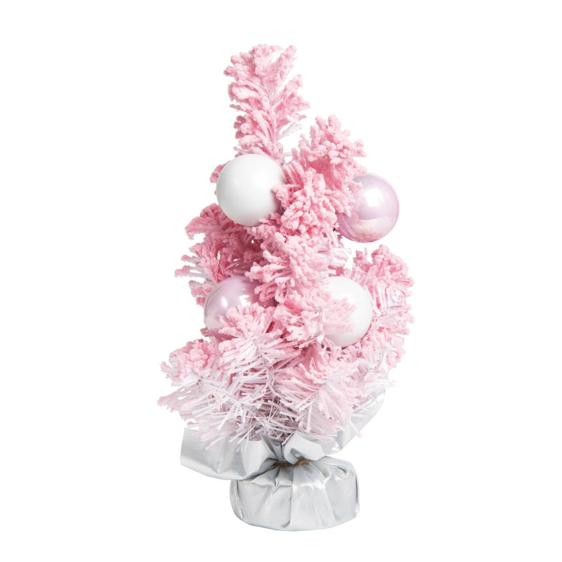 Christmas Landscape & Nature Tabletop Tree, 12" H x 8" W x 8" D