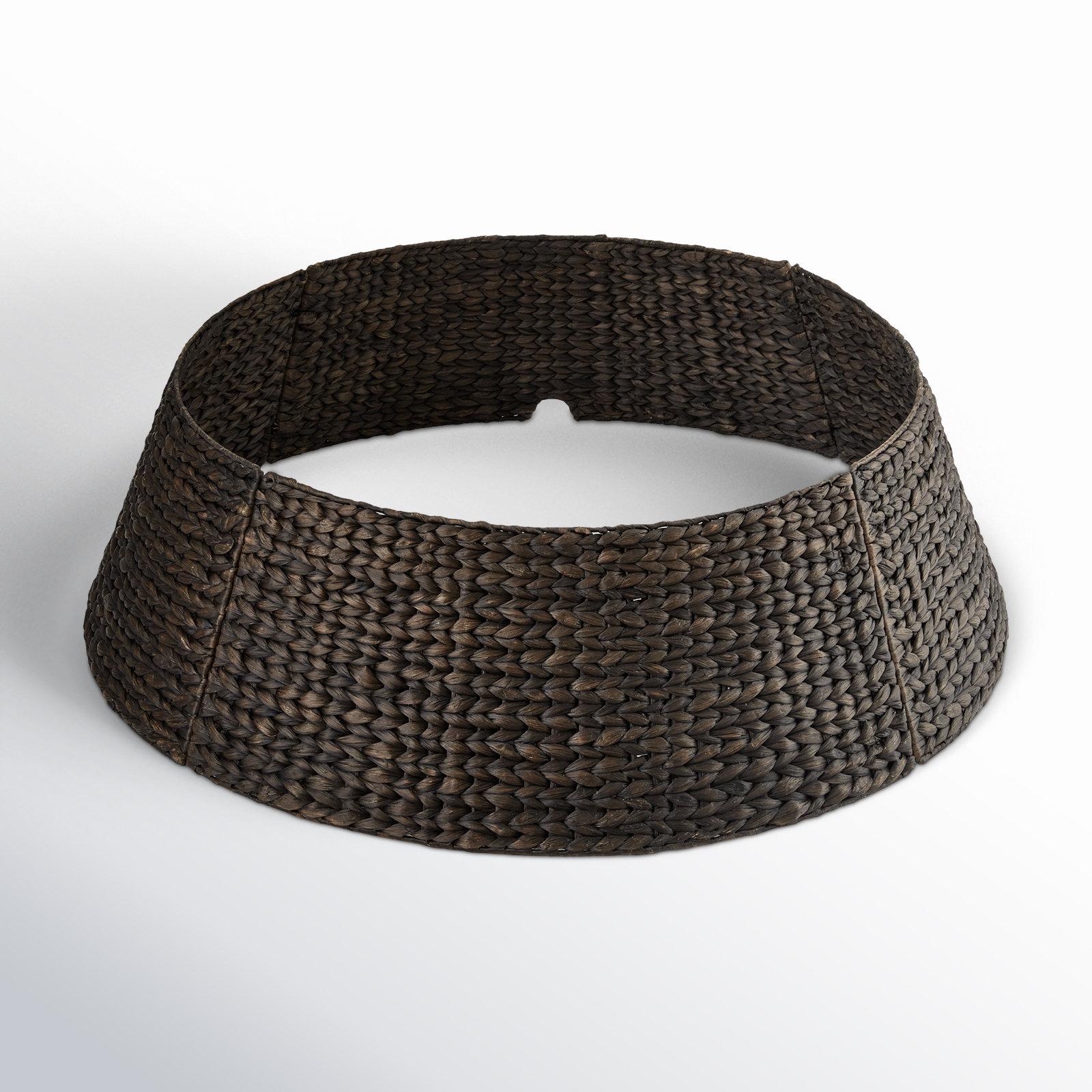 Rattan Tree Collar, Espresso, 11.25" H x 42" W