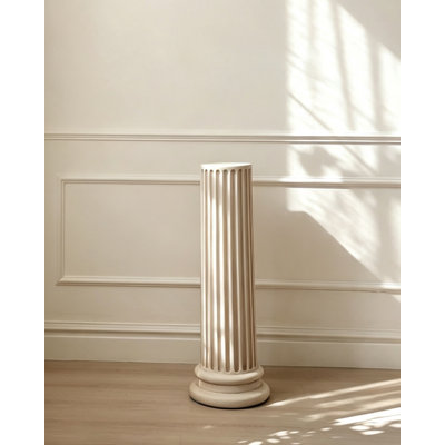 Fluted Roman Column Pedestal Stand Floor Display Plinth
