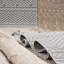 4x6 Trellis Area Rug Loom & White/grey - Stain , Non-shedding, Shiny Fade
