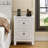 Nightstand With Charging Station, Farmhouse End Table-1597379608