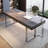 70.87"Gray Rectangular Sintered Stone Writing Desk,3-drawer-346209271