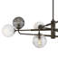 Lustre linéaire moderne Spoutnik 8 lumières Oberon-111732591