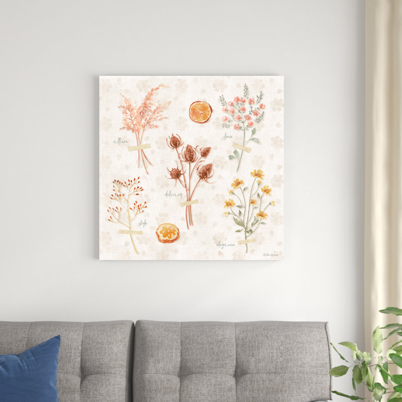 " Cottage Charm IX " Watercolor Print, 30" H x 30" W x 1.25" D