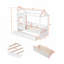 Lit en bois avec deux tiroirs House House