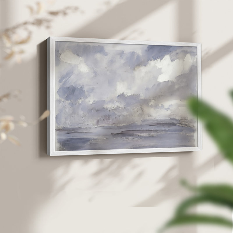 Nautical Series-XXXV -Framed Print - Restickable, H 22 po x l 28 po, Blanc