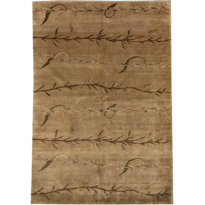 Wool Area Rug in Brown