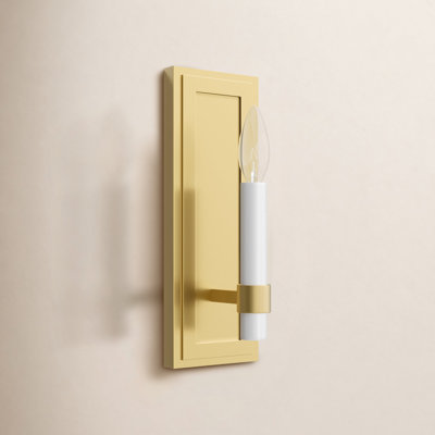 Annabel Steel Candle Wall Light