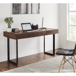 Williston Forge Ridgewood Solid Wood Writing Desk & Reviews | Wayfair